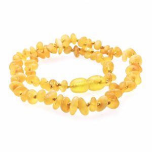 Premium sea amber smooth baby necklace